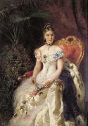 Konstantin Makovsky Portrait of Countess Maria Mikhailovna Volkonskaya oil painting